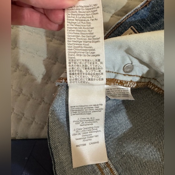 Madewell Mid Rise Perfect Vintage rough hem Jeans. Size 26 GUC. - Picture 10 of 13